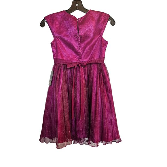 Fuchsia Sequin Child's Dress - Picture 2 of 5